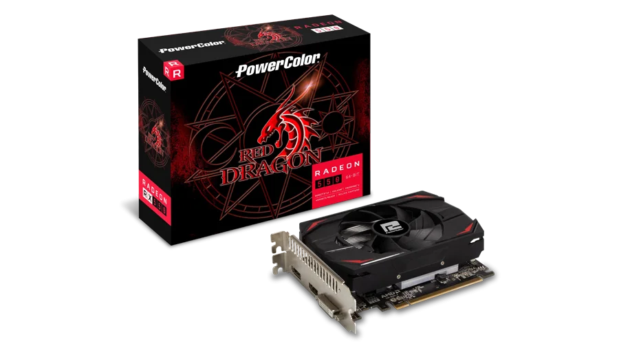 PowerColor Red Dragon Radeon 550 2GB 64BIT GDDR5
